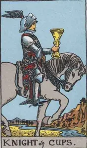 Knight of Cups, classic RWS illustration